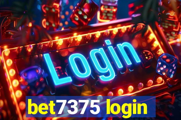 bet7375 login